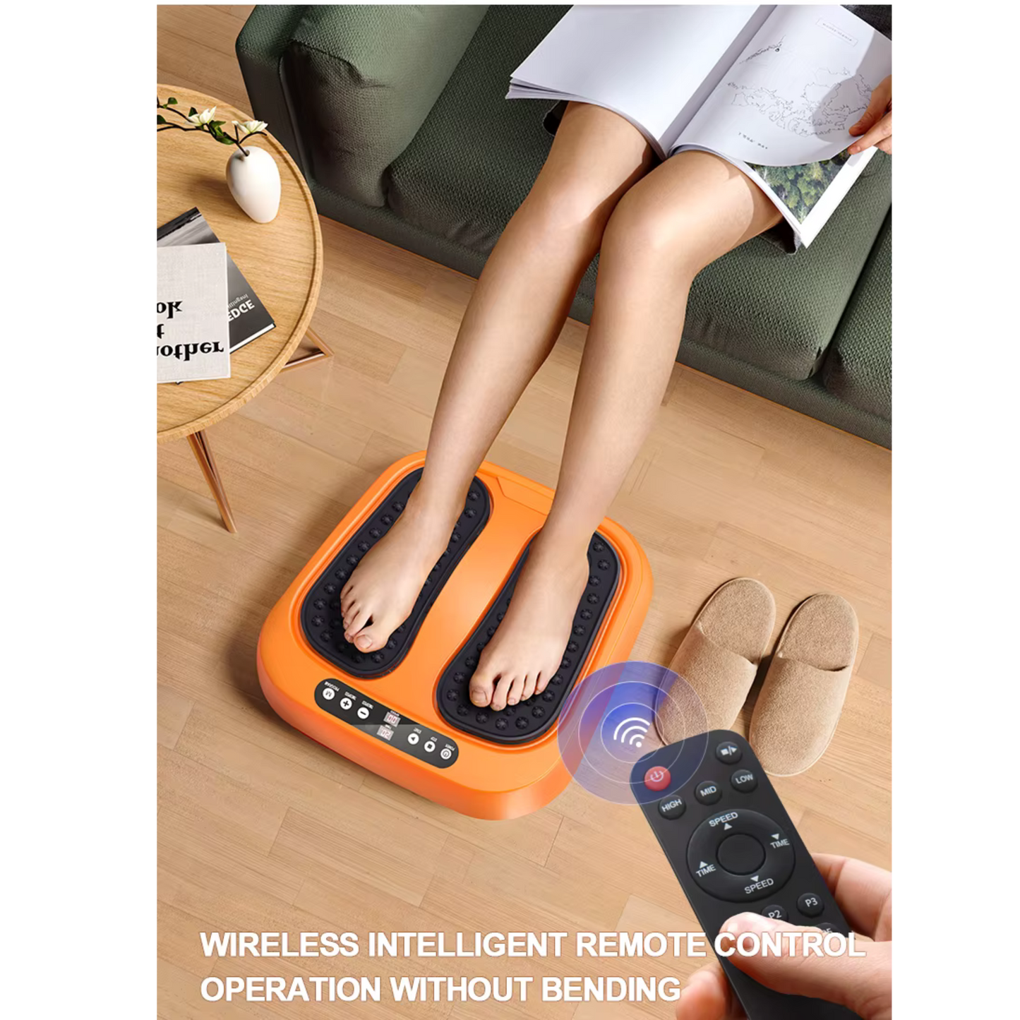 ZenRelief Foot & Leg Massager | Heated Shiatsu Therapy for Total Relaxation