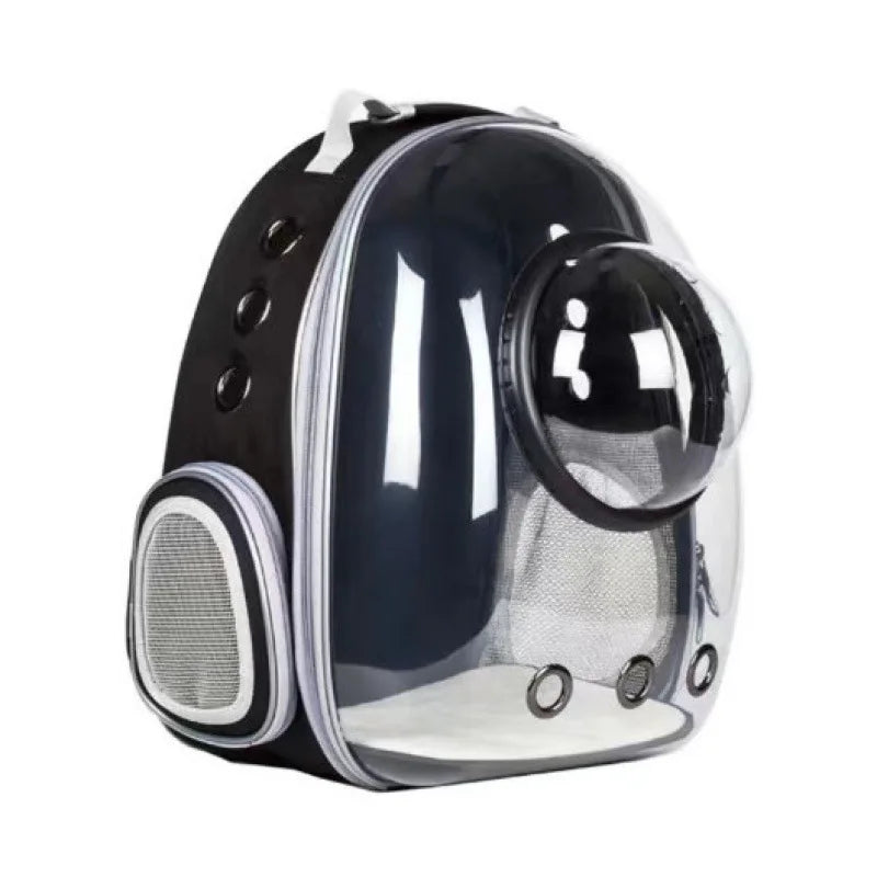 Pet Angel™ Luxe Voyager Carrier – Transparent Rolling Travel Bag for Cats & Small Pets