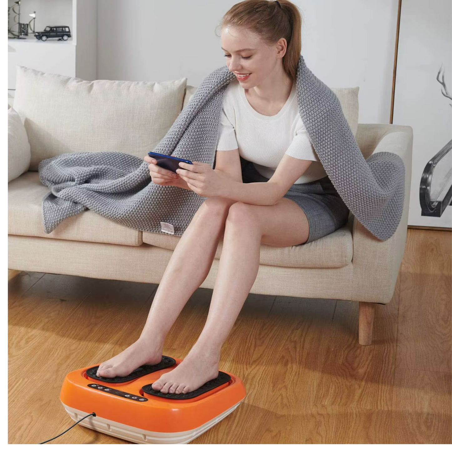 ZenRelief Foot & Leg Massager | Heated Shiatsu Therapy for Total Relaxation