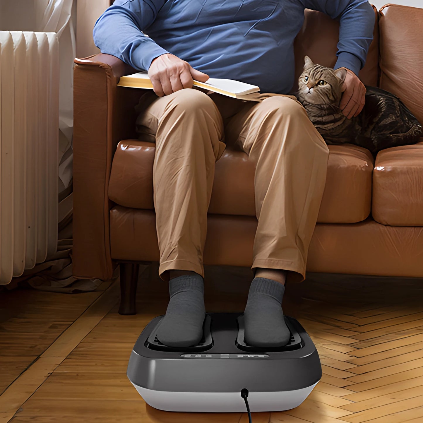 ZenRelief Foot & Leg Massager | Heated Shiatsu Therapy for Total Relaxation