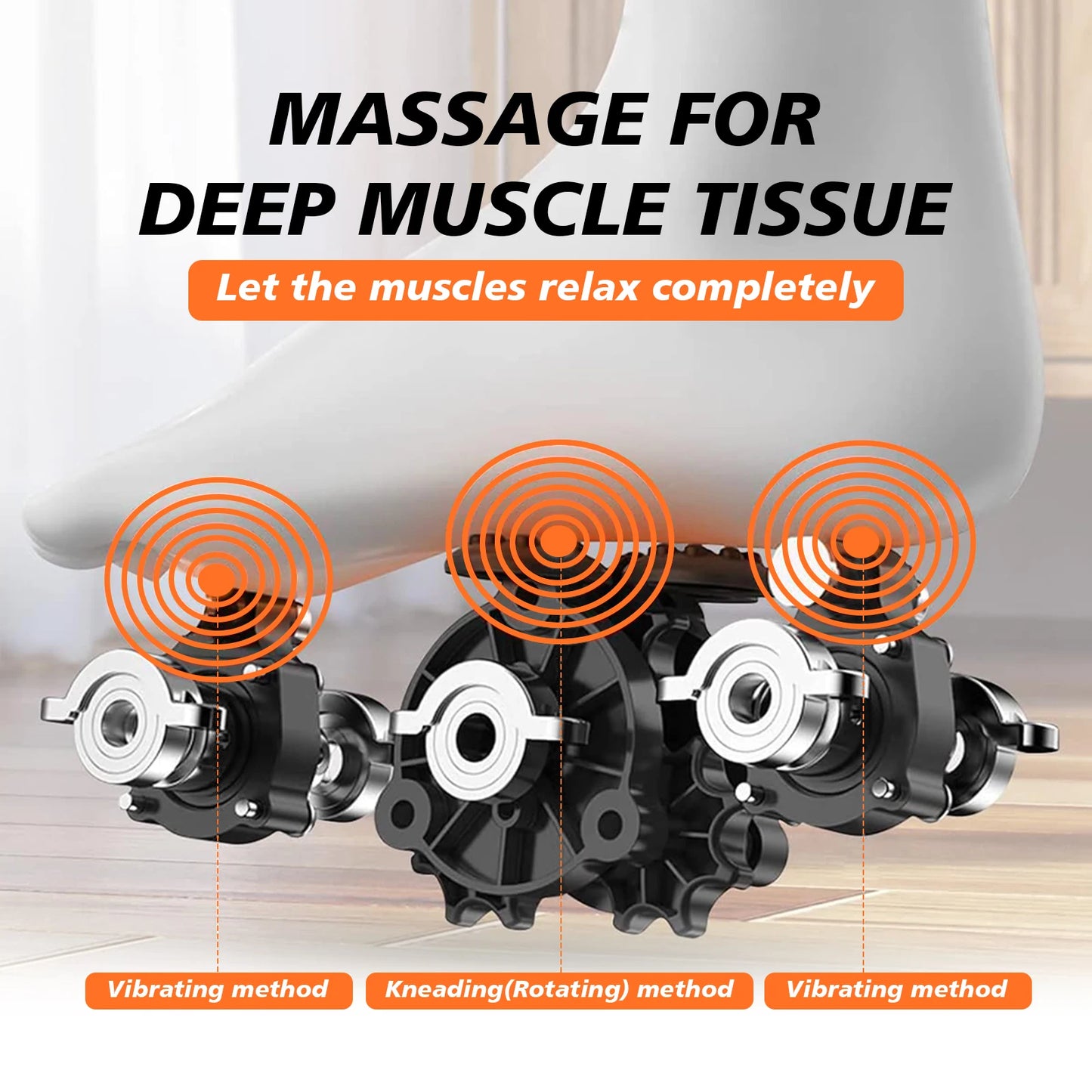 ZenRelief Foot & Leg Massager | Heated Shiatsu Therapy for Total Relaxation